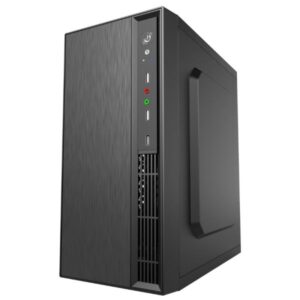 CASE NOVA CM06H1RA001C MINI TOWER VENTILADORES 1 DE 120MM Y 80MM SIN FUENTE DE PODER NEGRO