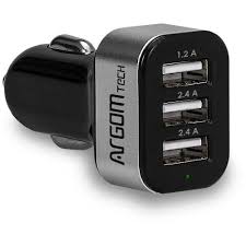 CARGADOR PARA AUTO ARGOM USB BLACK ARG-AC-0113BK