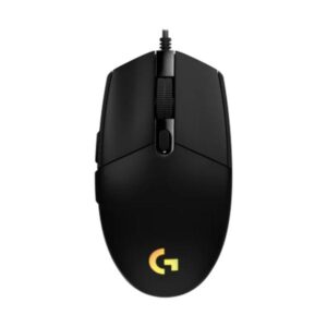MOUSE GAMING RGB LOGITECH G203 LIGHTSYNC ALÁMBRICO USB 8000 DPI 910-005790 NEGRO