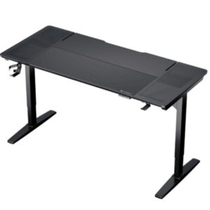 ESCRITORIO AJUSTABLE THUNDERX3 LAB-X SOPORTE PARA HEADSET Y PORTAVASOS TEGD-7029101.11 TEGD-7029101.12 NEGRO