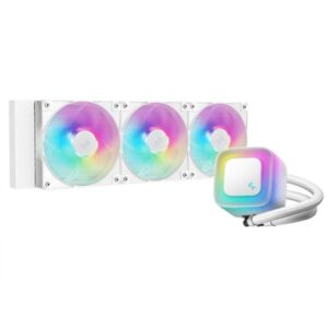 ENFRIAMIENTO LIQUIDO RGB DEEPCOOL LE360 WH V2 AIO 360MM R-LE360-WHAMMN-G-2 BLANCO